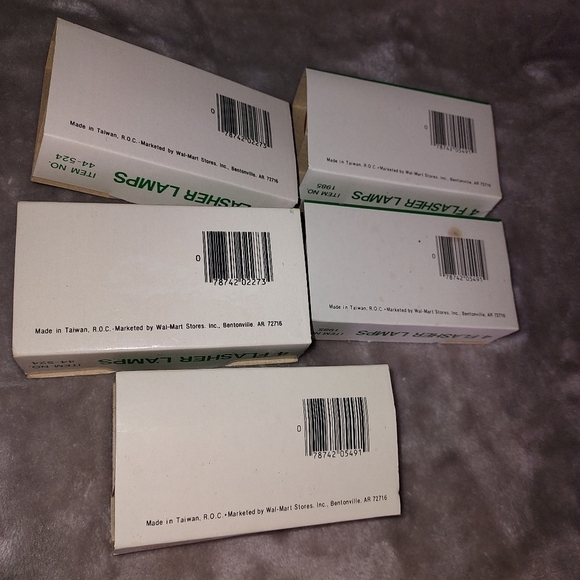 Vintage Christmas trim flasher lamp bulbs - Picture 3 of 7